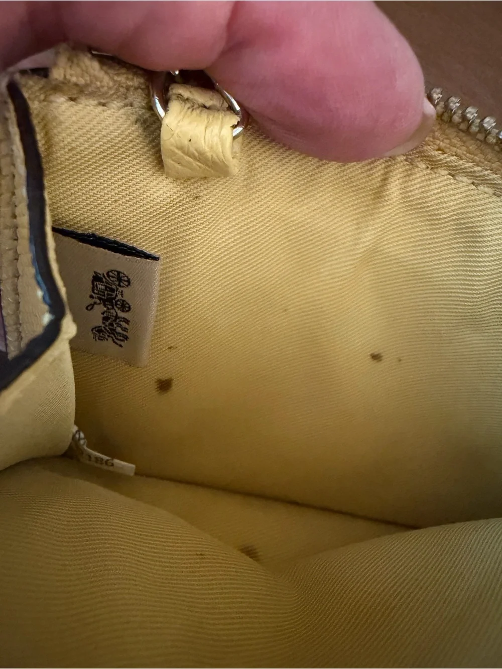 Coach Yellow Leather Zip Card Case